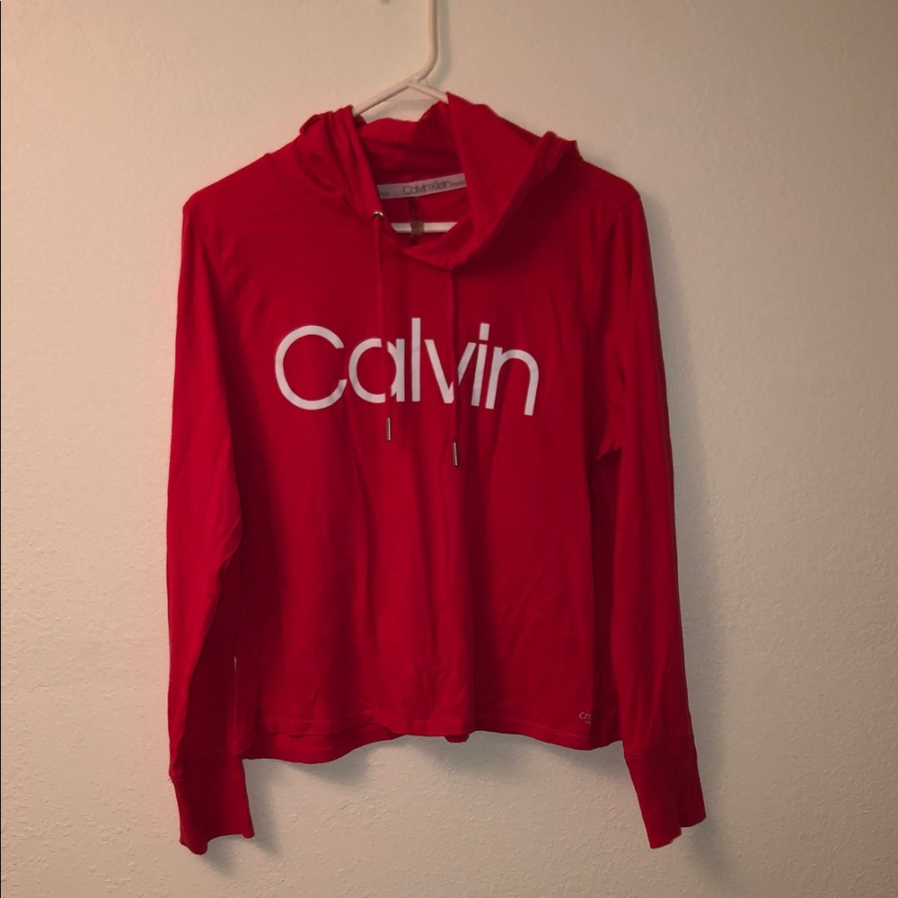 Calvin Klein Vibrant Red Hoodie